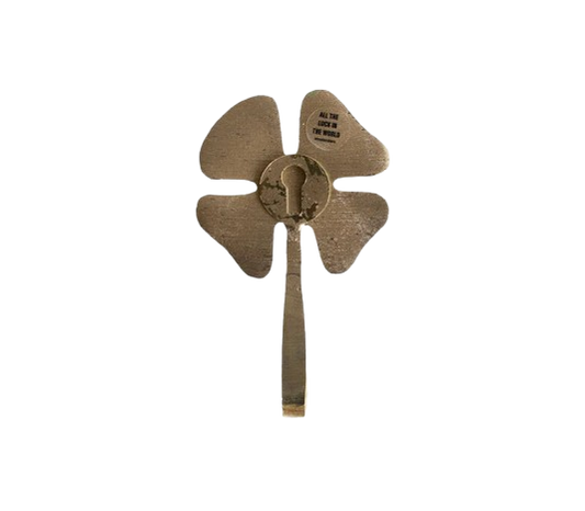 Hook Brass Lucky Clover