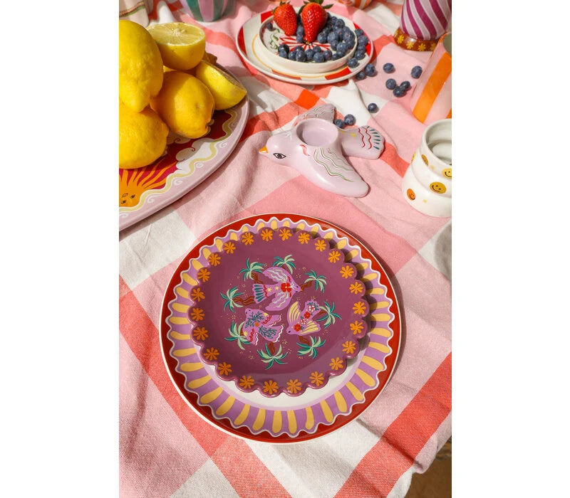 Serving Plate Birds