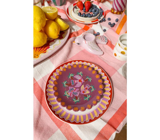 Serving Plate Birds