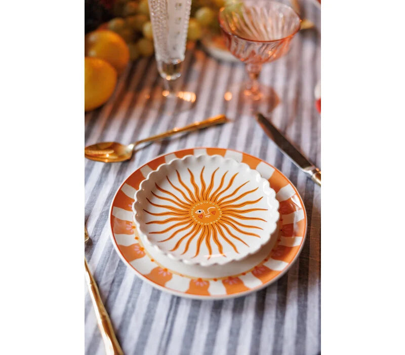 Serving Plate Sun