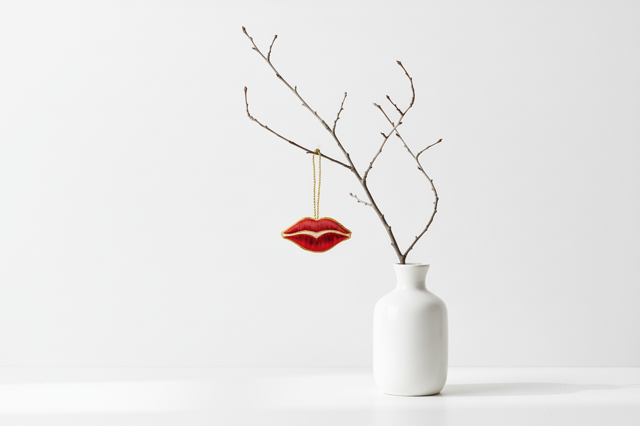 Ornament - Røde Læber