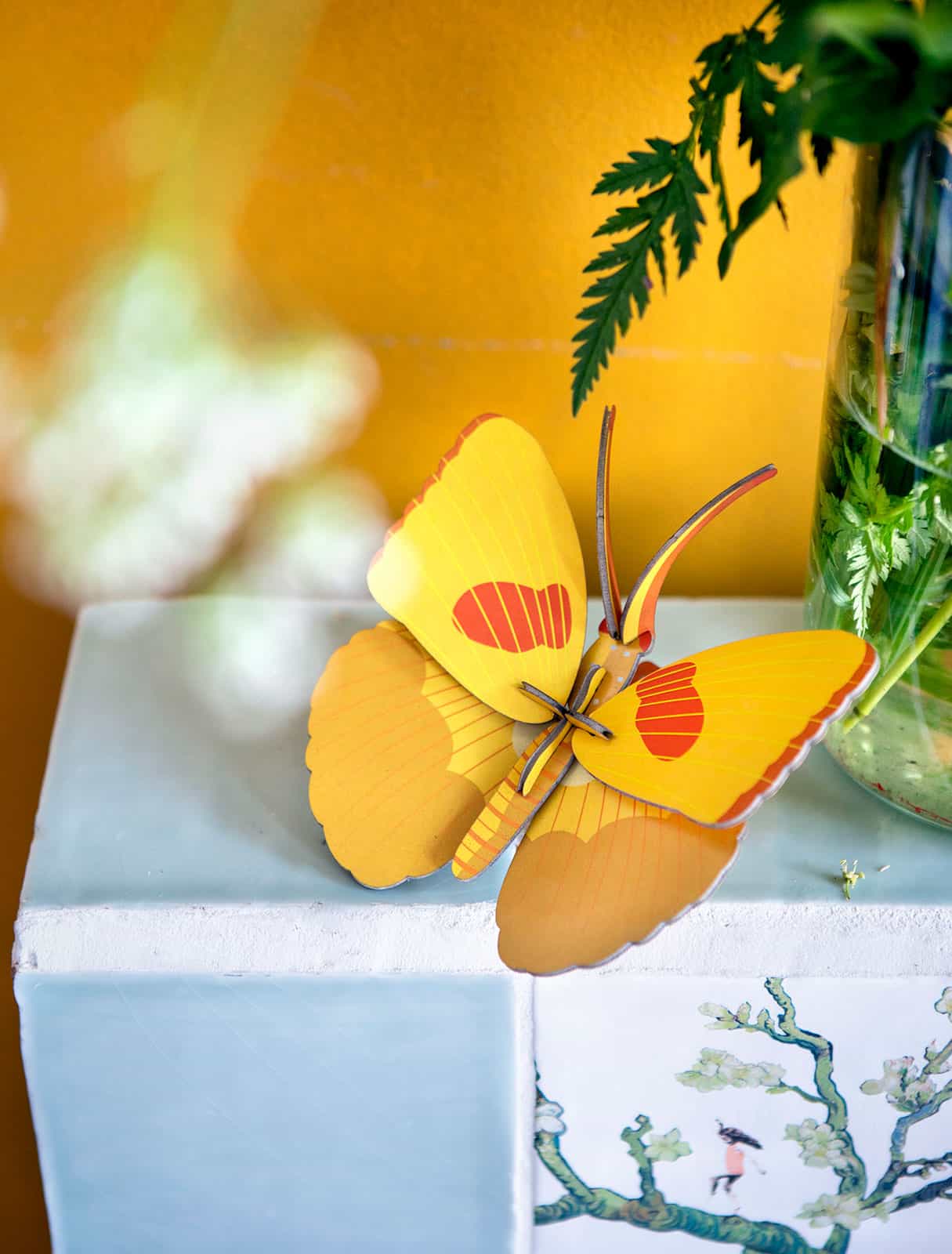 Vægophæng Yellow Butterfly