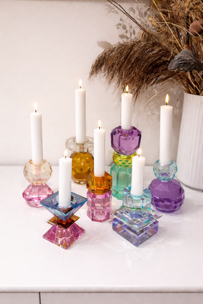 Krystal stage - Mint/gul/violet