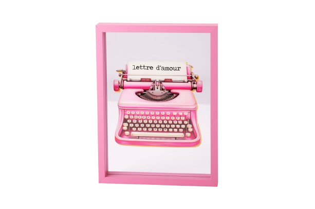 Love Frames Glasbillede - "Lettre d'amour"