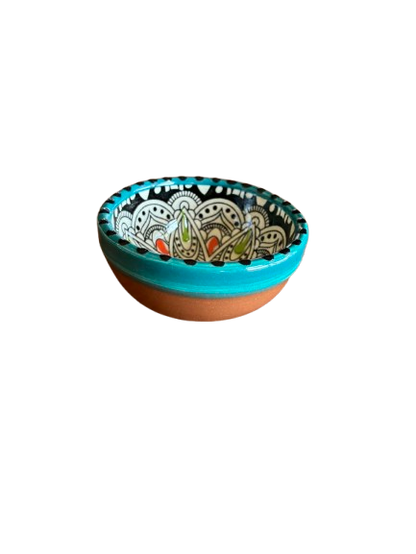 Gazania Tapas Bowl Micro - Brun/tyrkis/sort