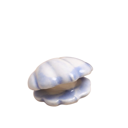 Tiny Matchbox Ceramic Token - Pearl Oyster