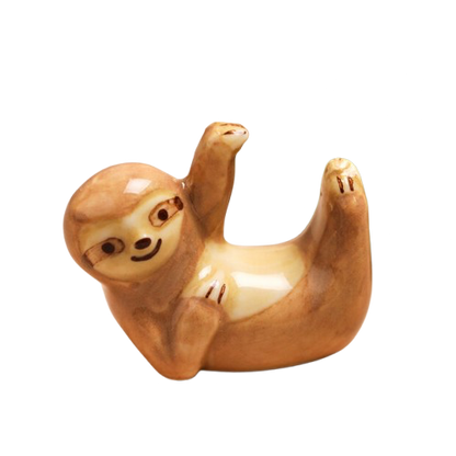 Tiny Matchbox Ceramic Token - Sloth