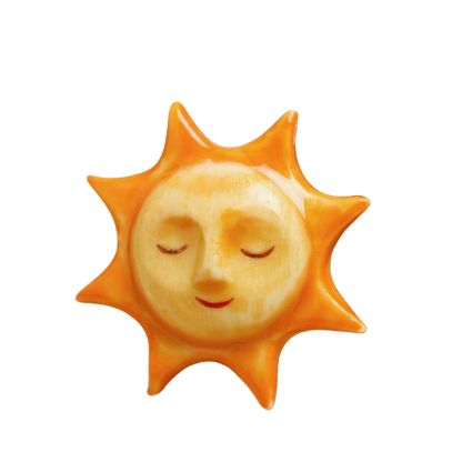 Tiny Matchbox Ceramic Token - Sunshine