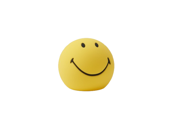 Smiley lampe - Lille