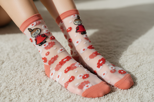 Moomin Little My Sheer Socks