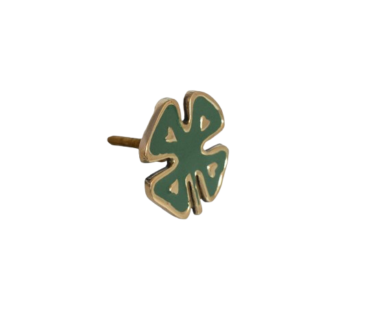Doorknob Brass Lucky Clover