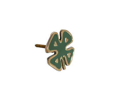 Doorknob Brass Lucky Clover