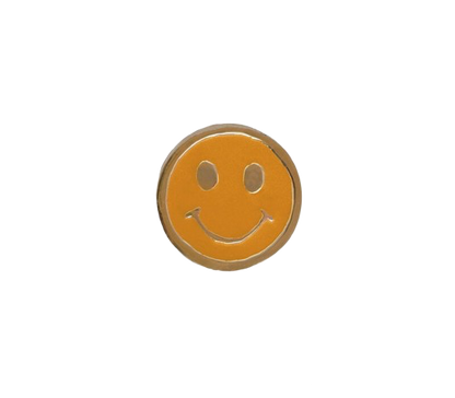 Doorknob Brass Smiley - Orange