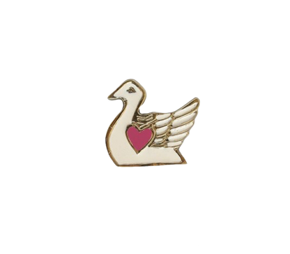 Doorknob Brass Swan