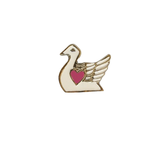 Doorknob Brass Swan