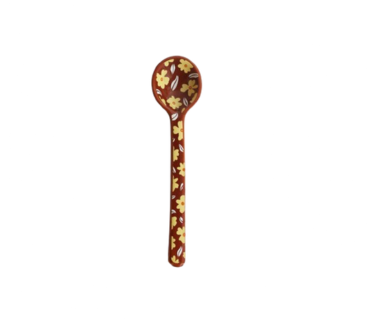 Spoon With Yellow Flowers