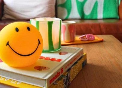 Smiley lampe - Lille