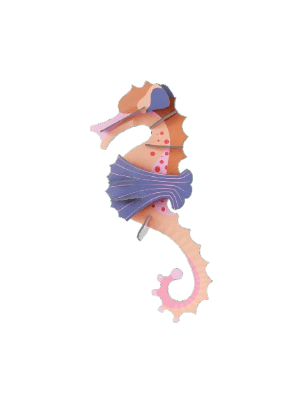 Vægophæng Pink Seahorse