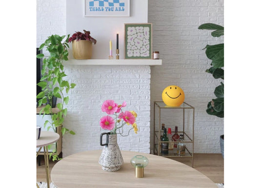 Smiley lampe - Stor
