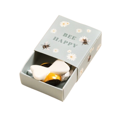 Tiny Matchbox Ceramic Token - Bee