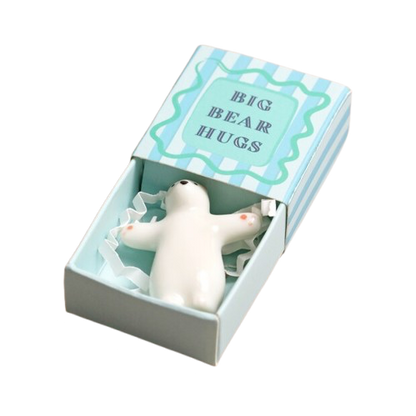 Tiny Matchbox Ceramic Token - Bear