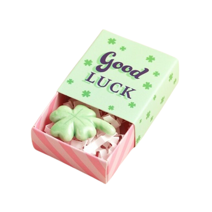 Tiny Matchbox Ceramic Token - Clover