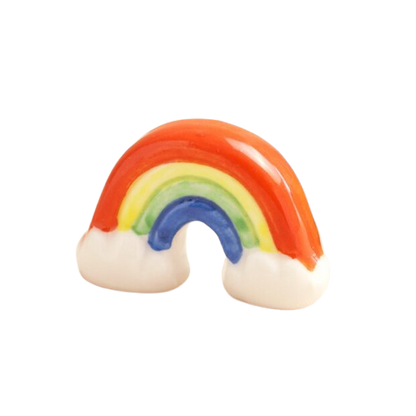 Tiny Matchbox Ceramic Token - Rainbow